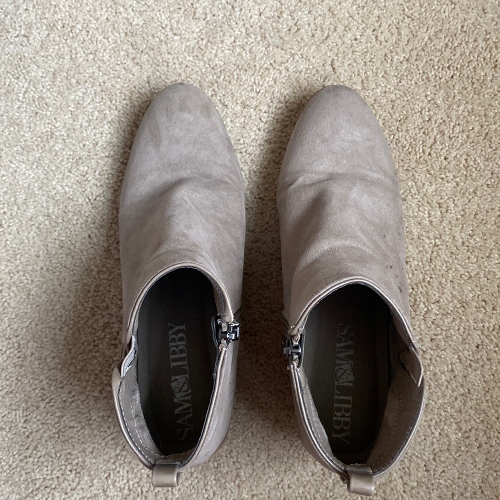 Grey booties